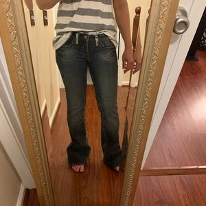 🌷🌷HP Bebe jeans with rhinestones